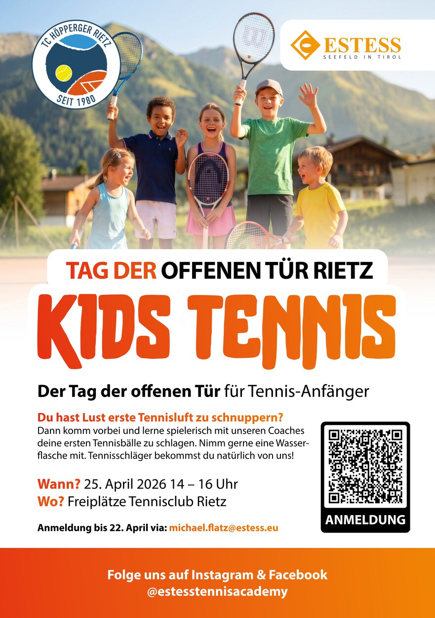 ESTESS Tennis Academy, Tag der offenen Tür beim TC Höpperger Rietz